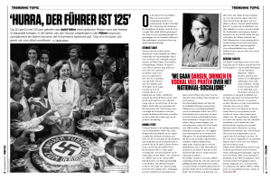 `HURRA, DER FÜHRER IST 125` Op 20 april 1945 werd Hitlers