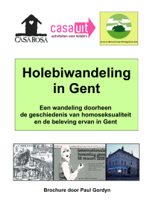 Holebiwandeling in Gent