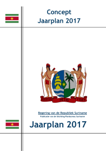 Jaarplan 2017 - Planning Office Suriname – SPS