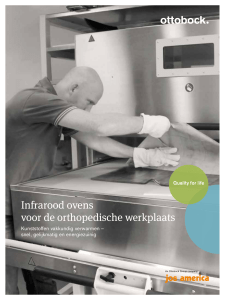 Infrarood ovens voor de orthopedische werkplaats