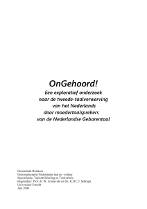 OnGehoord - Utrecht University Repository