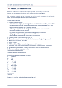 PVV - Verkiezingsprogramma 2017 - 2021