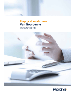 Happy at work case Van Noordenne Accountants