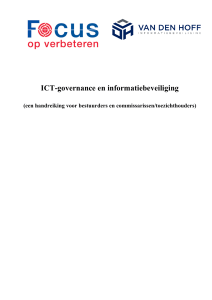 ICT-governance en informatiebeveiliging