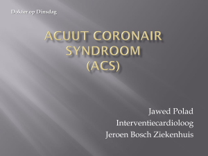 Acuut Coronair Syndroom (ACS)