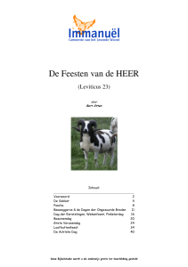 De Feesten van de HEER