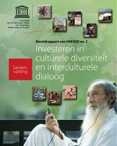 Investeren in culturele diversiteit en interculturele dialoog