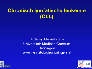 serie HCL en PLL - Hematologie Groningen