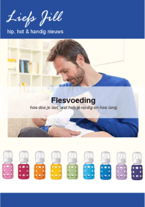 Flesvoeding geven aan je baby