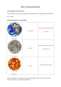 Hoe roteren de aarde, de zon en de maan?