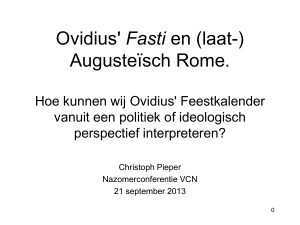 Ovidius en Augustus