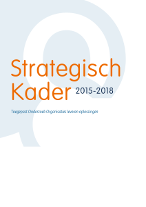 Strategisch kader TO2 2015-2018 - TO2