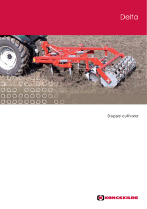 Stoppel cultivator
