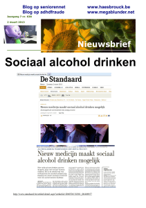 Sociaal alcohol drinken