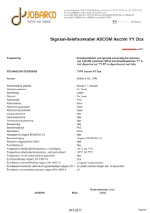 Signaal-/telefoonkabel ASCOM Ascom YY Dca