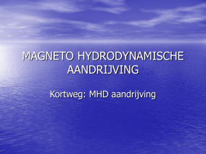 magnetohydrodynamische aandrijving