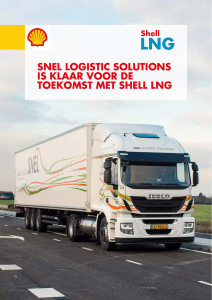snel logistic solutions is klaar voor de toekomst met shell lng