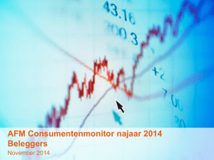 Consumentenmonitor beleggen najaar 2014