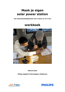 1. Het bouwen van het solar power station - Jet-Net
