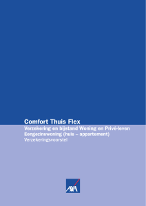 Comfort Thuis Flex - Callens Verzekeringsgroep
