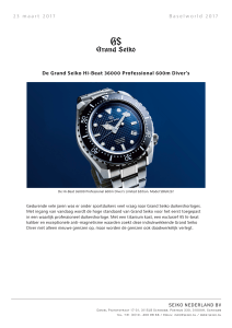 De Grand Seiko Hi-Beat 36000 Professional 600m Diver`s