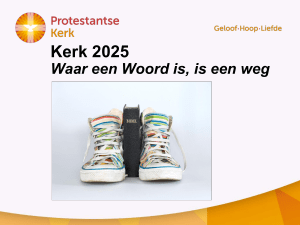PowerPointpresentatie Kerk2025