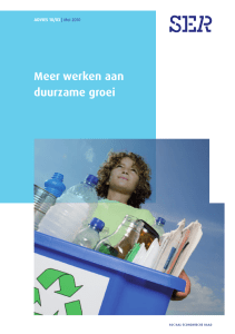 advies meer werken aan duurzame groei 10/03