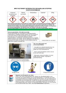 mpz factsheet introductie gevaarlijke stoffen: voor schoonmaak