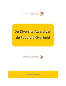 De Diversity Award van de Federale Overheid