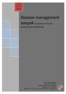 Disease management aanpak Reinier van Arkel groep