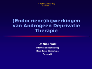 (Endocriene)bijwerkingen van Androgeen Deprivatie Therapie