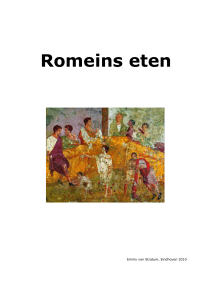 Romeins eten – project A2d