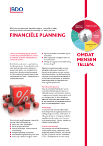financiële planning