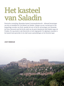 Het kasteel van Saladin