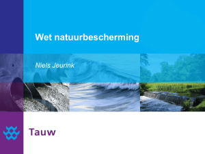 Presentatie Wet natuurbescherming Niels Jeurink