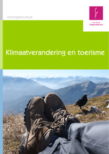 Klimaatverandering en toerisme