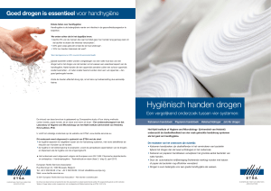 Hygiënisch handen drogen - European Textile Services Association