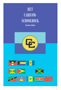 het caricom- schoolboek - Caribbean Regional Information and