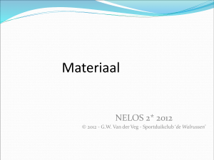 Presentatie Les Materiaal - 2* NELOS