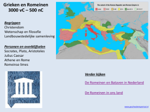 Grieken en Romeinen 3000 vC – 500 nC