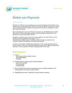 Ziekte van Peyronie - Urologie Antwerpen