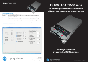 TS 400 / 800 / 1600 serie
