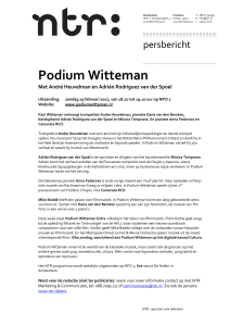Podium Witteman Met André Heuvelman en Adrián