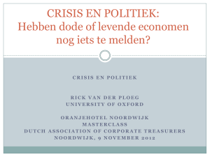 Prinsjesdag: Mondiale Crisis - Dutch Association of Corporate