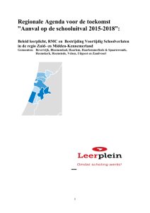 Aanval op de schooluitval 2015-2018