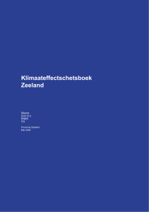 Klimaateffectschetsboek Zeeland