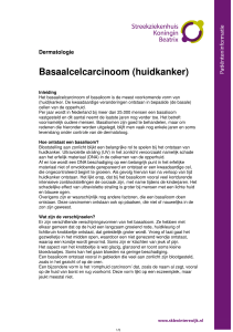 Basaalcelcarcinoom (huidkanker) - Streekziekenhuis Koningin Beatrix