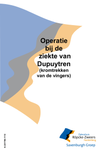 PDF Ziekte van Dupuytren (kromtrekken van de vingers)