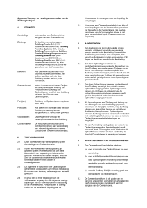 Algemene Verkoop- en Leveringsvoorwaarden van de Zuidberg