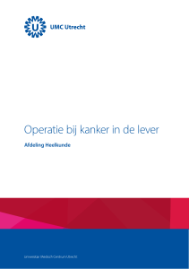 Operatie bij kanker in de lever